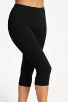 Fine Woman dames driekwart legging - Katoen - Leggings dames - thumbnail