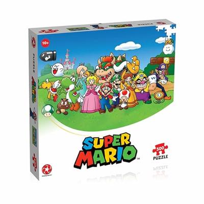 SUPER MARIO EN VRIENDEN Puzzel 500 stukjes SUPER MARIO EN VRIENDEN Puzzel 500 stukjes