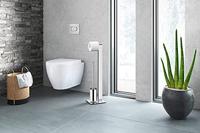 Zack Atore toiletbutler 18x72.6x20cm RVS Chroom Glans 40455 - thumbnail