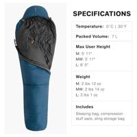 Exped Deepsleep 0C Left Lakenzak - thumbnail