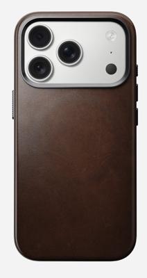Nomad Traditional Horween lederen hoesje iPhone 17 Pro - Brown