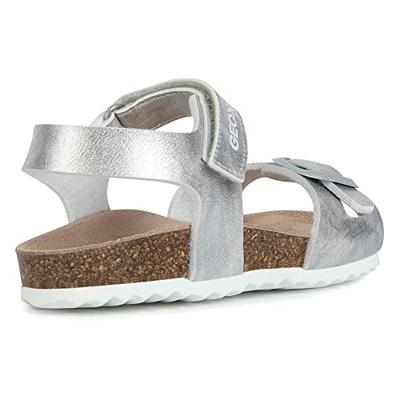 J ADRIEL GIRL GEOX sandalen zilver