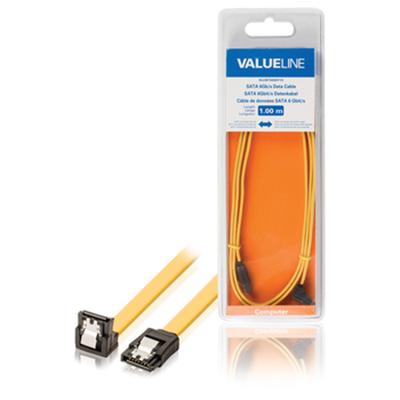 Valueline haakse vergrendelbare SATA kabel 1m