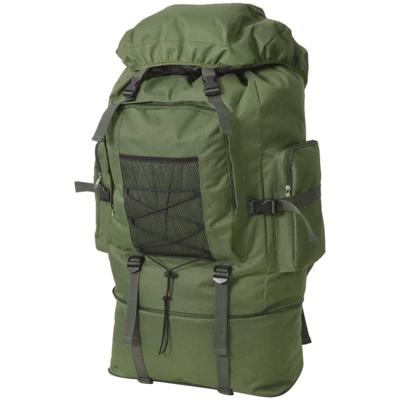 VidaXL Rugzak legerstijl xxl 100 l groen