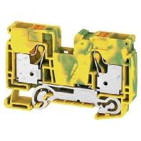 Weidmüller 2494010000 Aardingsklem 12 mm Push-In-klem Groen, Geel 20 stuk(s)