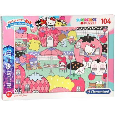 Clementoni legpuzzel Hello Kitty Sanrio junior 104 stukjes