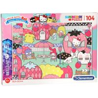 Clementoni legpuzzel Hello Kitty Sanrio junior 104 stukjes - thumbnail