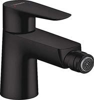 Hansgrohe Talis E ééngreeps bidetmengkraan met PopUp trekwaste, mat zwart - thumbnail