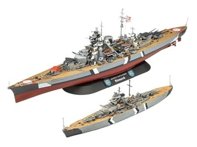 Revell 1/700 & 1/1200 The Legendary Bismarck Gift Set Revell 1/700 & 1/1200 The Legendary Bismarck Gift Set