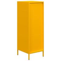 Hoge kast 35x39x103,5 cm staal mosterdgeel - thumbnail