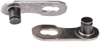 KMC verbindingsschakel connector flatnr silver 2pcs/card