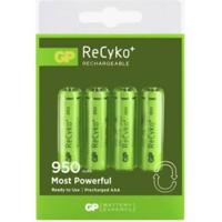 GP ReCyko AAA 950mAh 4 stuks Oplaadbare NiMH Batterij - thumbnail