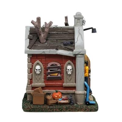 Lemax crypt move in verlicht tafereel Spooky Town 2025