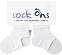 Sock Ons white-0-6 mnd - thumbnail