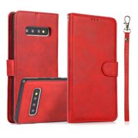 For Samsung Galaxy S10+ Calf Texture 2 in 1 Detachable Magnetic Back Cover Horizontal Flip Leather Case with Holder & Card Slots & Wallet & Photo Fram - thumbnail