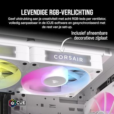 Case fan Corsair CO-9051022-WW Ø 12 cm (3 Stuks) - thumbnail