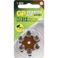 GP gehoor batterij ZA312 blister(6) - 3221914 - thumbnail