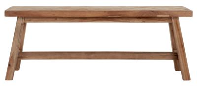 MUST Living Halbank 'Herringbone' Teakhout, 120cm