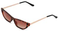 Bernardino zonnebril dames cat eye bruin/goud (4330 B) - thumbnail