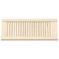 Kastdeuren met lamellen 4 st 69x29,5 cm massief grenenhout - thumbnail