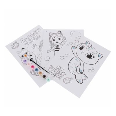 Gabby's Poppenhuis - Schilderen op Nummer - incl. 7 Kleuren Verf en Penseel Gabby's Poppenhuis - Schilderen op Nummer - incl. 7 Kleuren Verf en Penseel