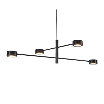 Nordlux Design hanglampClyde 4-lichts zwart - 2010803003
