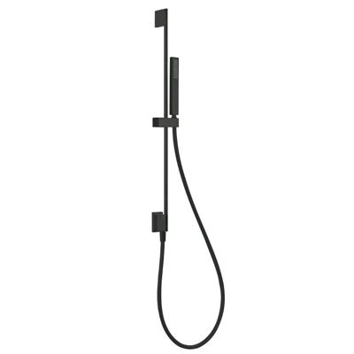 Glijstangset Tres 76 cm met Waterinlaat Mat Zwart Glijstangset Tres 76 cm met Waterinlaat Mat Zwart