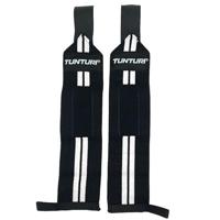 Tunturi Crossfit Wrist Wraps | Pols Wraps | Zwart/Wit | Per Paar - thumbnail