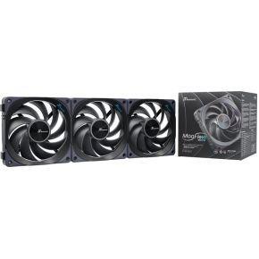 Seasonic MagFlow 1225PWM ARGB 120 PC-ventilator Zwart (b x h x d) 365.8 x 120.4 x 26.6 mm