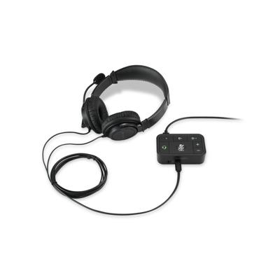Kensington Universeel 3-in-1 Audio Headset Switch, USB-Voeding, Wissel Eenvoudig en Snel Apparaten Om, Ideaal voor Videovergaderingen en Thuiswerken, Compatibel met Windows/Mac (K83300WW)