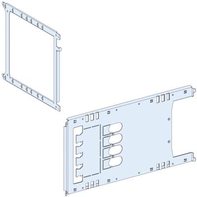 Schneider Electric LVS03462 PrismaSeT-P, montageplaat, Compact NSX400-630 3-4-polig, insteektechniek, horizontaal, breedte=650 mm, hoogte=6modules Montageplaat