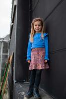 Quapi Meisjes rok - Kim - AOP Caramel animal - thumbnail