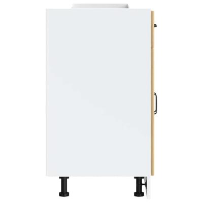 Keuken onderkast Lucca bewerkt hout artisanaal eikenkleur Keuken onderkast Lucca bewerkt hout artisanaal eikenkleur