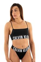 Calvin Klein Bralette dames - Intense Power - Zwart - Dames topje microvezel - Spaghetti bandjes - thumbnail