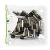 XLR-Connector | XLR 3-pins male | 25 stuks | Metaal - thumbnail