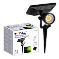 V-TAC 6660 VT-952 Tuinlamp op zonne-energie LED 2.00 W Zwart - thumbnail
