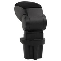VidaXL Armsteun 13,5x32,5x(31-46,5) cm abs zwart - thumbnail