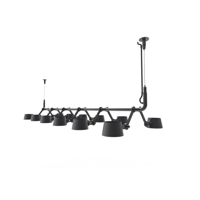 Tonone Bolt 12-Pack Kroonluchter - Zwart - thumbnail