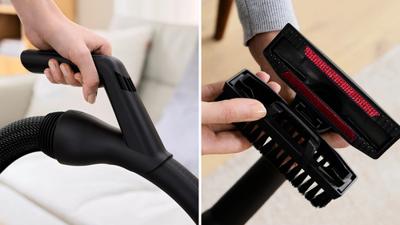 Bosch BGL8POW3A Stofzuiger met zak Zwart