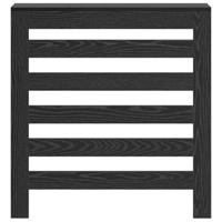VidaXL Radiatorafdekking zwart eiken 78 x 20 x 82 cm bewerkt hout - thumbnail