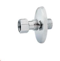 Kirchhoff Rechte verbindingsstuk, 1/2"ET x 1/2"IT, met rozet (2x) - 986262455 - thumbnail