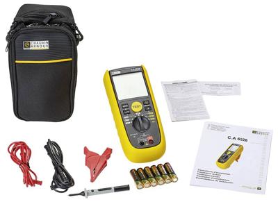 Chauvin Arnoux C.A 6528 Isolatiemeter 250 V, 500 V, 1000 V 11 GΩ