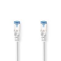 Nedis CAT6a netwerkkabel | S/FTP | RJ45 Male | RJ45 Male | 0.25 m | Snagless | Rond | LSZH | Wit | Label - CCGL85330WT025 - thumbnail