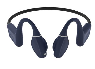 CREATIVE Outlier Free Pro+ draadloze waterdichte beengeleiding hoofdtelefoon met verstelbare converters, ingebouwde 8 GB MP3, tot 10 uur batterijduur, ingebouwde microfoon (blauw en zwart)