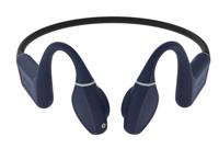 CREATIVE Outlier Free Pro+ draadloze waterdichte beengeleiding hoofdtelefoon met verstelbare converters, ingebouwde 8 GB MP3, tot 10 uur batterijduur, ingebouwde microfoon (blauw en zwart) - thumbnail