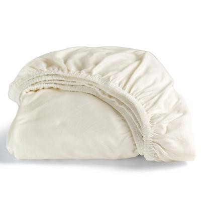 Cinderella Dubbel Jersey Topper Hoeslaken Ivoor-Lits-jumeaux (160x200/210 cm)