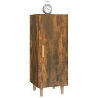 Dressoir 34,5x34x90 cm bewerkt hout gerookt eikenkleurig - thumbnail