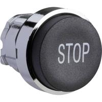 Schneider Electric ZB4BL234 ZB4BL234 Terugstelbaar (Ø) 22 mm STOP Chroom, Zwart 1 stuk(s) - thumbnail