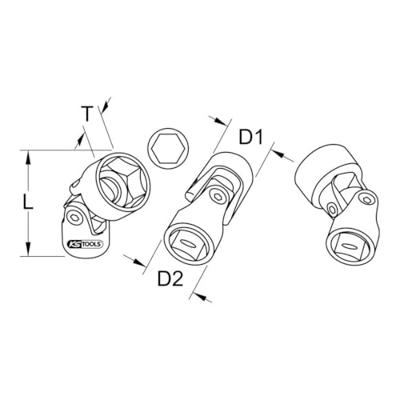 KS Tools 9113849 9113849 Verwisselbare kop 18 mm
