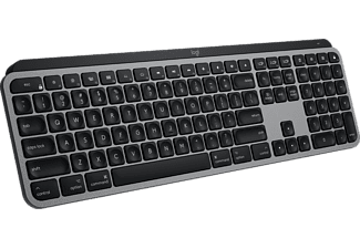 Logitech MX Keys for Mac toetsenbord RF-draadloos + Bluetooth QWERTY US International Aluminium, Zwart